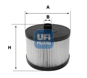 UFI alyvos filtras 25.145.00