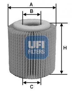 UFI alyvos filtras 25.150.00