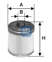 UFI alyvos filtras 25.588.00