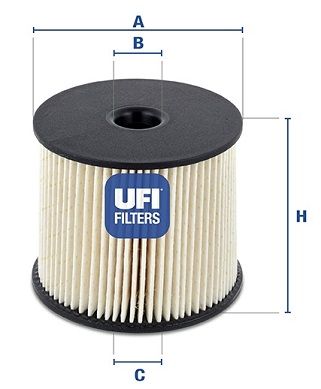 UFI kuro filtras 26.003.00