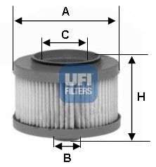 UFI Топливный фильтр 26.013.00