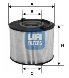UFI Топливный фильтр 26.015.00