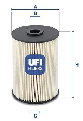 UFI kuro filtras 26.021.00