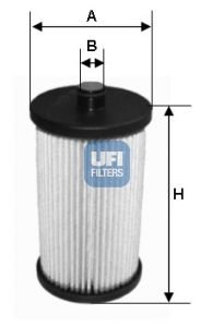 UFI Топливный фильтр 26.057.00