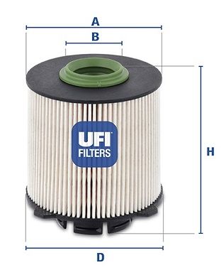 UFI kuro filtras 26.058.00