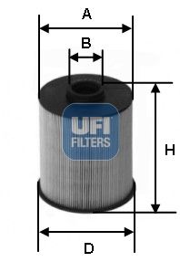 UFI kuro filtras 26.077.00