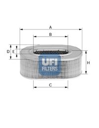 UFI Воздушный фильтр 27.071.00