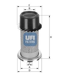 UFI Воздушный фильтр 27.229.00