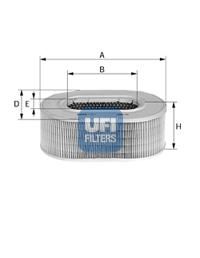 UFI Воздушный фильтр 27.580.00