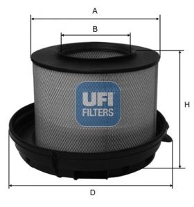 UFI Воздушный фильтр 27.639.00