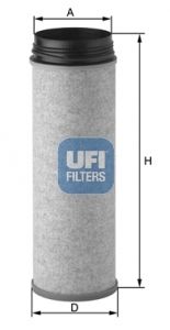 UFI antrinis oro filtras 27.649.00