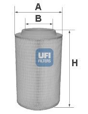 UFI Воздушный фильтр 27.650.00