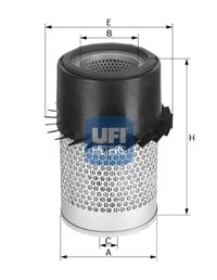 UFI Воздушный фильтр 27.924.00