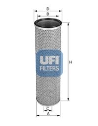 UFI antrinis oro filtras 27.A34.00