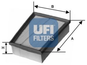 UFI Воздушный фильтр 30.095.00