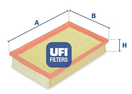 UFI Воздушный фильтр 30.129.00