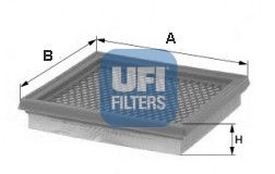 UFI Воздушный фильтр 30.160.00