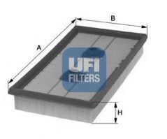 UFI Воздушный фильтр 30.209.00
