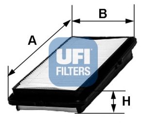 UFI oro filtras 30.240.00