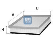 UFI Воздушный фильтр 30.432.00