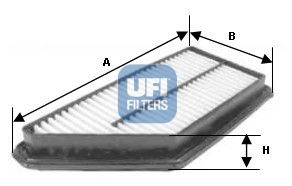 UFI Воздушный фильтр 30.619.00