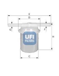 UFI kuro filtras 31.018.00