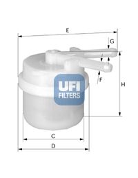 UFI Топливный фильтр 31.024.00