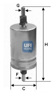 UFI Топливный фильтр 31.510.00