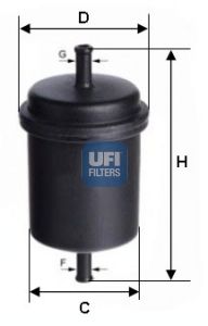 UFI kuro filtras 31.512.00