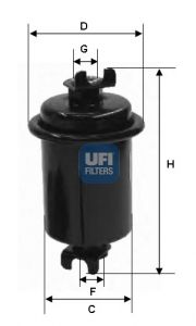 UFI kuro filtras 31.550.00