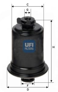 UFI Топливный фильтр 31.558.00