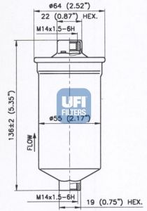 UFI kuro filtras 31.770.00