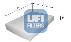 UFI filtras, salono oras 53.002.00