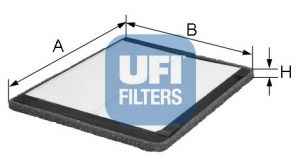 UFI filtras, salono oras 53.020.00