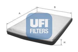 UFI Фильтр, воздух во внутренном пространстве 53.091.00