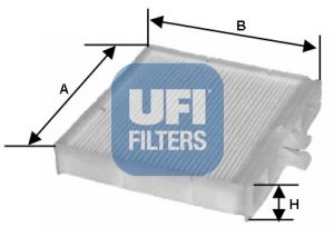 UFI filtras, salono oras 53.106.00