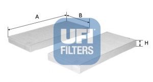 UFI Фильтр, воздух во внутренном пространстве 53.108.00