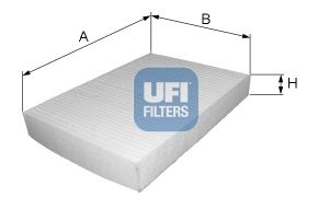 UFI filtras, salono oras 53.207.00