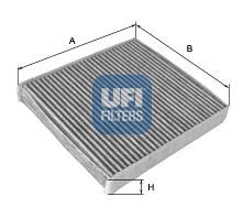 UFI Фильтр, воздух во внутренном пространстве 54.100.00