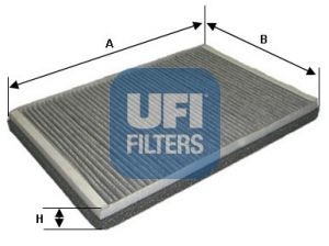 UFI Фильтр, воздух во внутренном пространстве 54.174.00