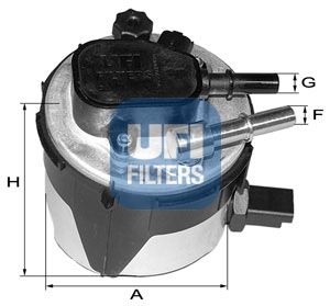 UFI Топливный фильтр 55.170.00