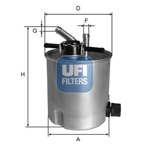 UFI kuro filtras 55.394.00