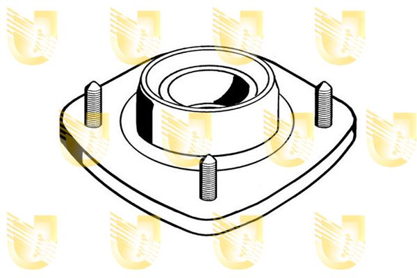 UNIGOM Опора стойки амортизатора 391051