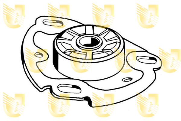 UNIGOM Опора стойки амортизатора 391113