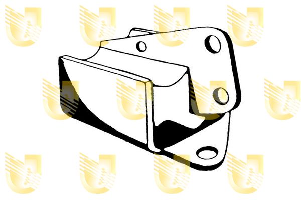 UNIGOM Подвеска, двигатель 395202