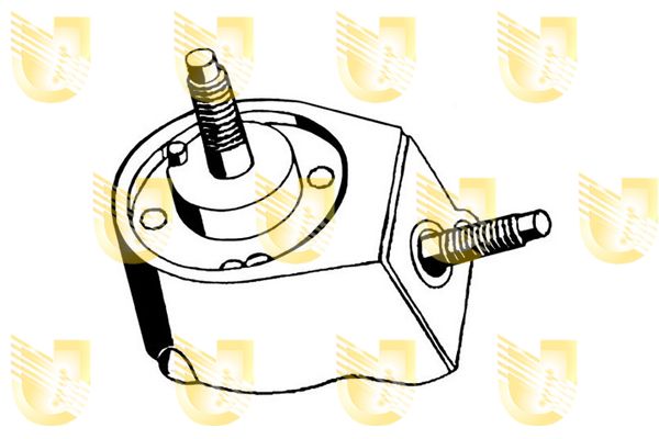 UNIGOM Подвеска, двигатель 396085