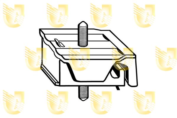 UNIGOM Подвеска, двигатель 396402