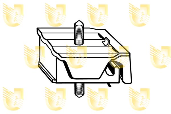 UNIGOM Подвеска, двигатель 396403