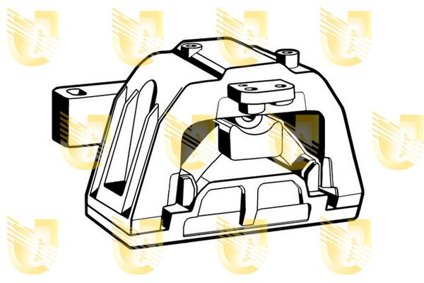 UNIGOM Подвеска, двигатель 396824