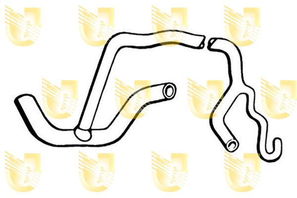 UNIGOM Шланг радиатора S1358